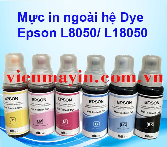 Mực In Ecotank Dye ( Epson L8050/l18050) 100ML