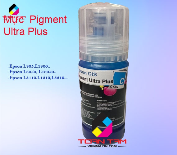 Mực In Epson Ecotank Pigment Ultra Plus 100ml xanh đậm 