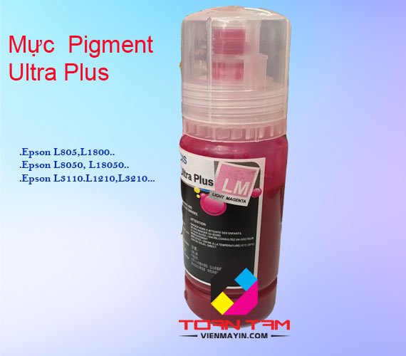 Mực In Epson Ecotank Pigment Ultra Plus 100ml đỏ nhạt
